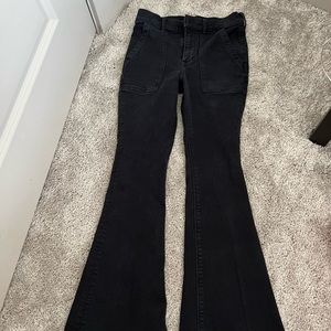 Black Express flare jeans